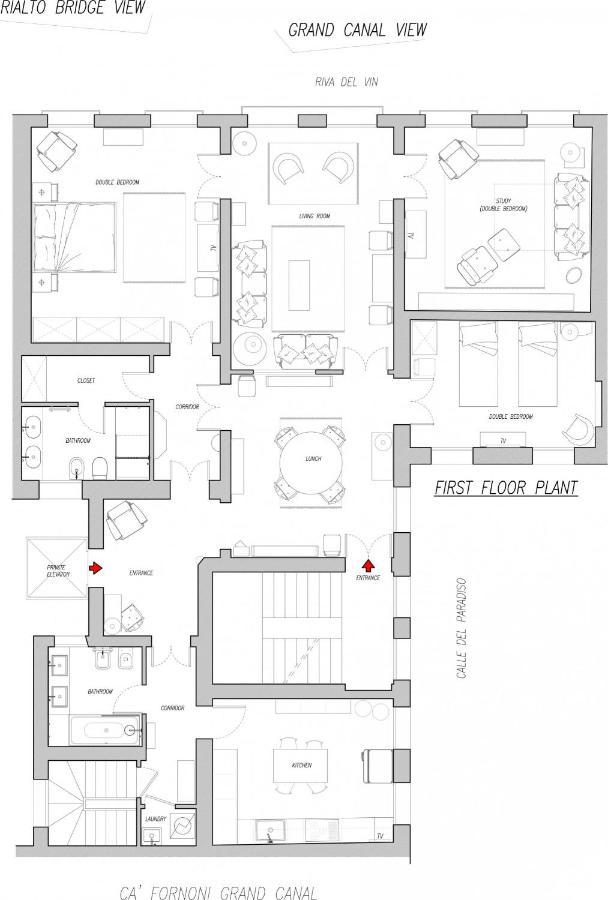 Apartment Ca' Fornoni Grand Canal Venedig